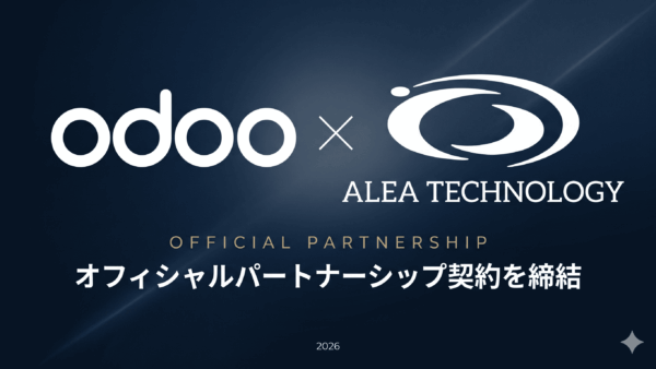 Alea Technology Japan、Odoo とのパートナーシップを締結：クラウドERP専業の知見を「Odoo導入支援」へ